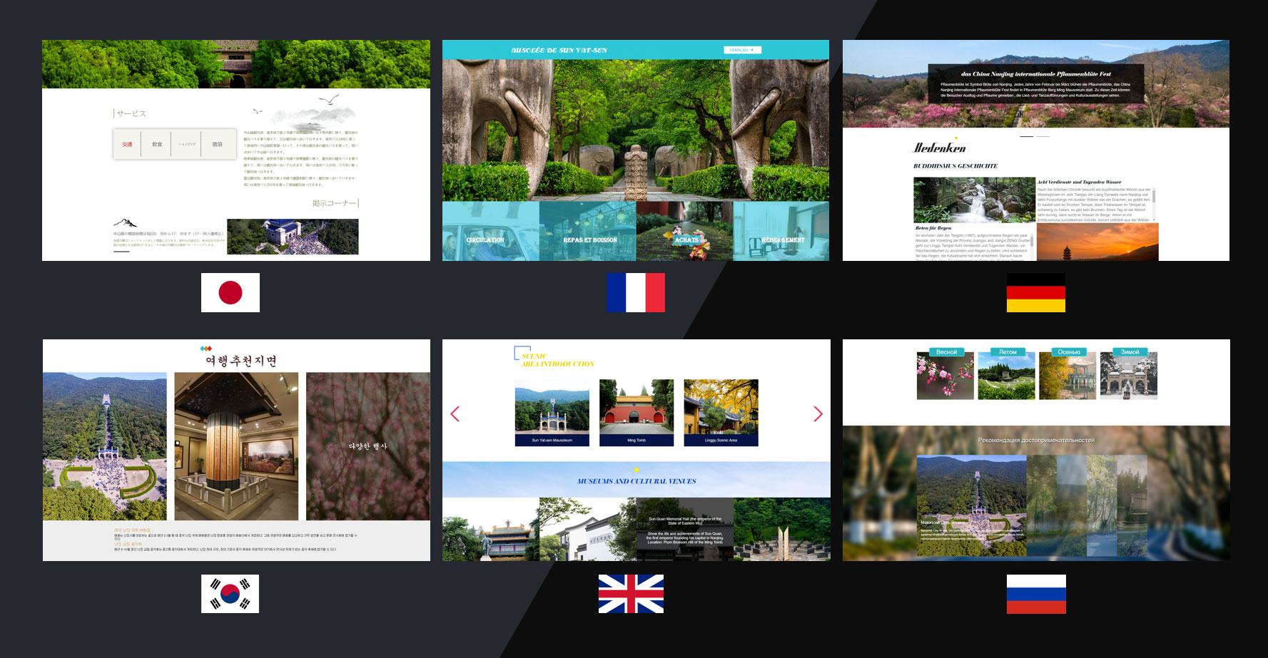 Six-language-website-development-and-localization-for-Zhongshan-Mountain-National-Park